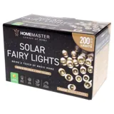 Christmas Fairy Light Solar 200LED 13.5m Total Length Warm White 2 Functions – image 3
