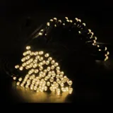 Christmas Fairy Light Solar 400LED 25.5m Total Length Warm White 2 Functions – image 2
