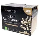 Christmas Fairy Light Solar 400LED 25.5m Total Length Warm White 2 Functions – image 3
