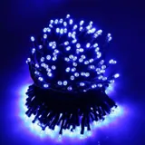 Christmas Icicle Light Solar 180LED 7.3m Total Length Blue 2 Functions – image 2