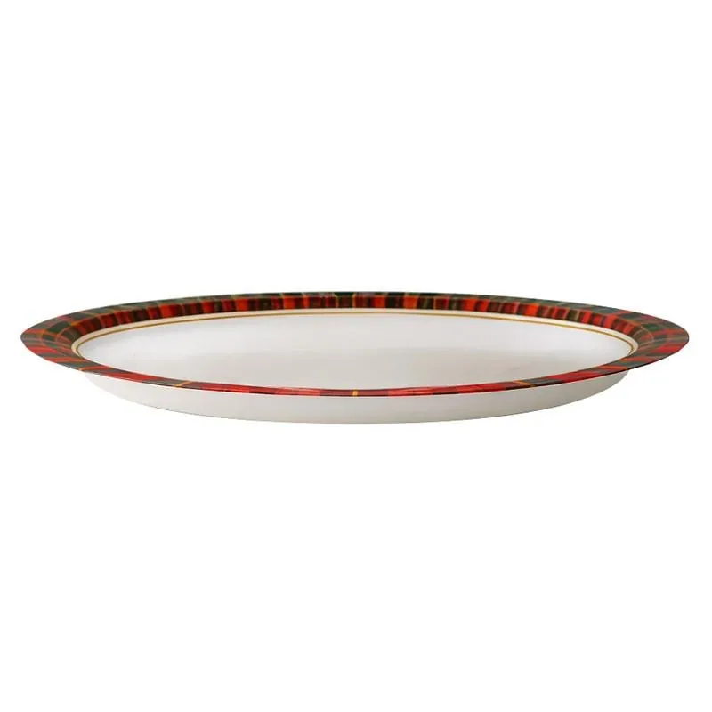 Christmas Paper Plates Oval Disposable 30pk 31cm X 23cm – image 2