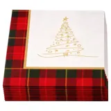 Paper Napkins Disposable 30pk 33cm X 33cm Christmas Design – image 2