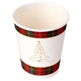 Paper Cups Disposable 30pk 250ml Christmas Design – image 2
