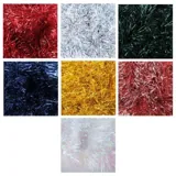 Christmas Tinsel Contemporary 5m X 9cm 8ply Gold, Silver, Dark Red, Navy, Rose Gold, Dark Green & Pearl – image 2