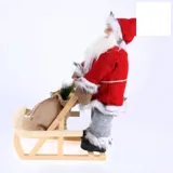 Christmas Statue Santa & Snow Sled 45cm – image 3
