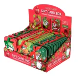 Gift Card Metal Box Christmas 1pk 11cm X 9cm X 1.5cm 3 Assorted Designs – image 3