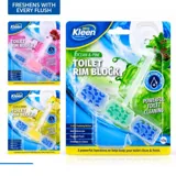 Toilet Rim Clip on Freshener 3 Section - 3 Scents Assorted Ocean & Rose, Ocean & Lemon, Ocean & Pine – image 4