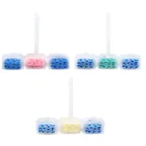 Toilet Rim Clip on Freshener 3 Section - 3 Scents Assorted Ocean & Rose, Ocean & Lemon, Ocean & Pine – image 1