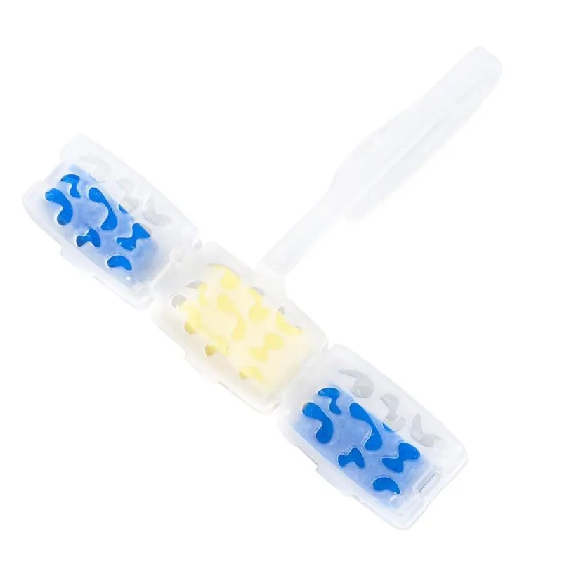 Toilet Rim Clip on Freshener 3 Section - 3 Scents Assorted Ocean & Rose, Ocean & Lemon, Ocean & Pine – image 2