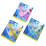 Toilet Rim Clip on Freshener 3 Section - 3 Scents Assorted Ocean & Rose, Ocean & Lemon, Ocean & Pine – image 3