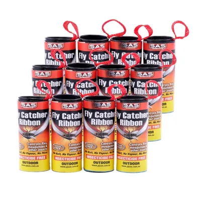 Fly Glue Trap 12pk 3.8cm X 75cm Each