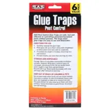 Sas Pest Control Glue Trap 6pk 20.5cm X 11cm X 1cm Black & Clear Glue – image 3