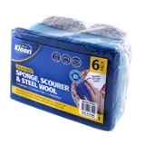 Sponge, Scourer Pad, Steel Wool Value Pack Set - 6pc – image 3