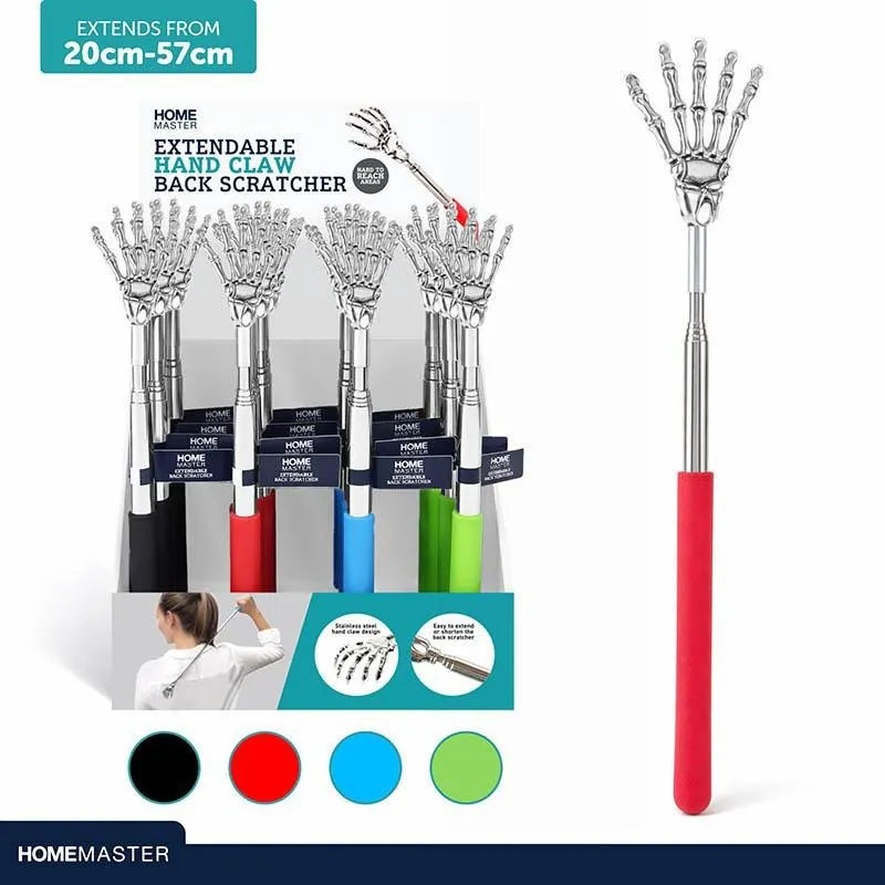 Extendable Hand Claw Back Scratcher (Extends From 20-57cm) Assorted Colours – image 4