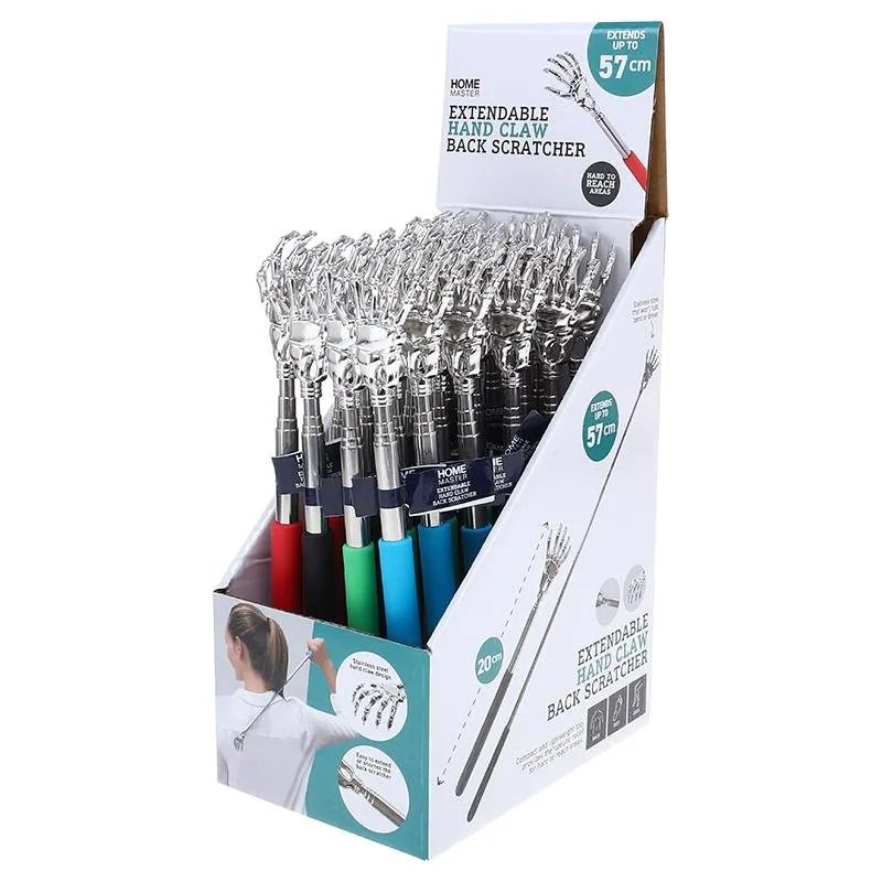 Extendable Hand Claw Back Scratcher (Extends From 20-57cm) Assorted Colours – image 3