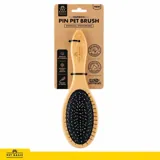 Pet Bamboo Pin Brush 22cm X 6cm X 4.2cm – image 4