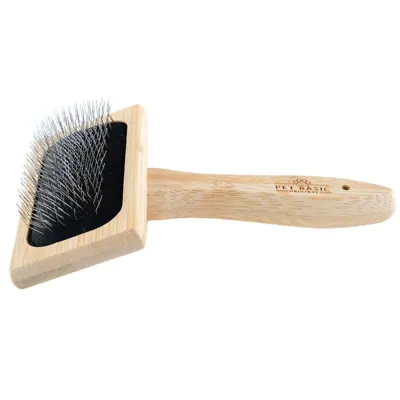 Pet Bamboo Slicker Brush 15cm X 11cm