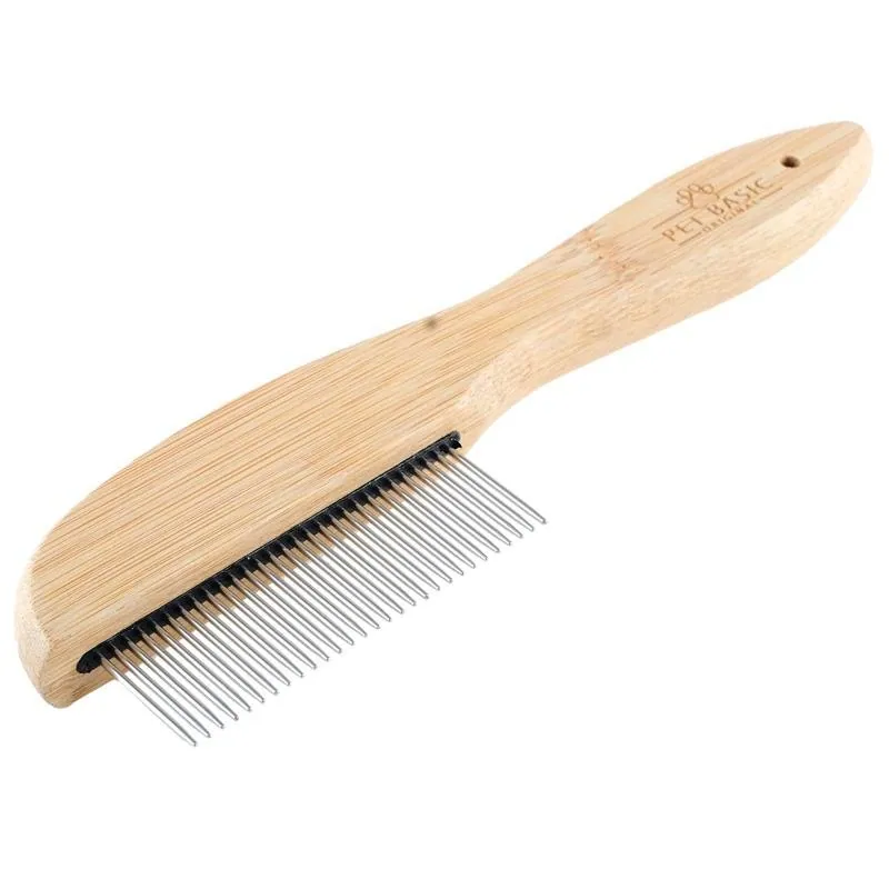 Pet Bamboo Grooming Comb 21cm X 4cm – image 2