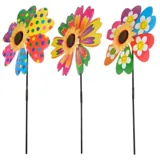 Windmill Spinner Flowers 1pc 36cm X 72cm Multi-Colour 3 Assorted – image 1