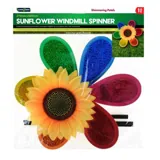 Windmill Spinner Sunflower Centre 1pc 27cm X 65cm Metallic Multi-Colour – image 3
