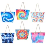 Beach Bag Series Three 53cm X 38cm X 17cm 6 Assorted Designs Zippered Opening – image 3