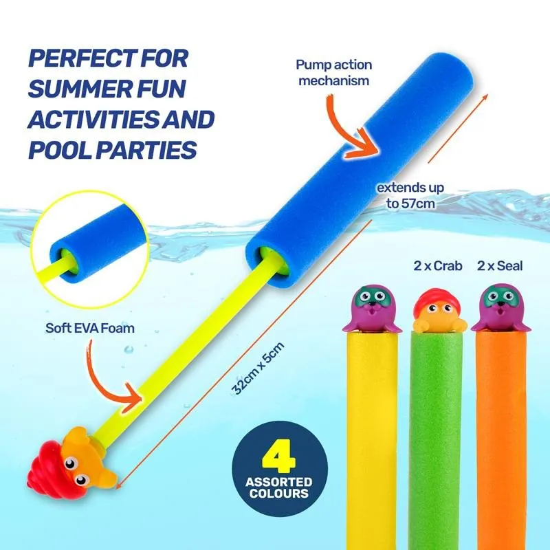 Water Squirter Ocean Friends 32cm X 5cm Seal & Crab – image 2