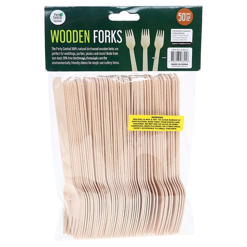 Wooden Forks 16cm (50 Pack) — photo 4 of 4