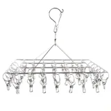 Pegs Hanging Airer with 40 Pegs - Stainless Steel – image 2