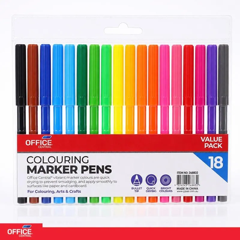 Markers Colour 18pk – image 4