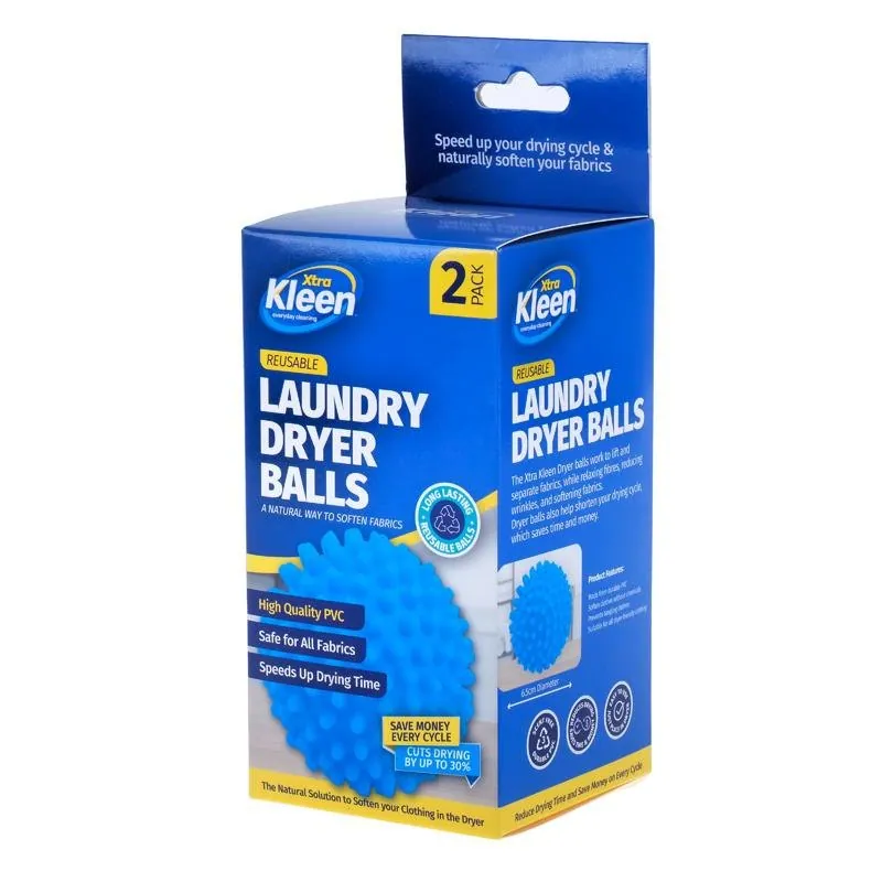 Laundry Dryer Balls 2pk - Ø6.5cm - Blue – image 3