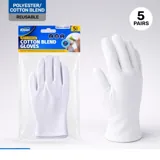 Gloves Multi-Purpose Cotton Blend - 5 Pairs - S/m – image 4