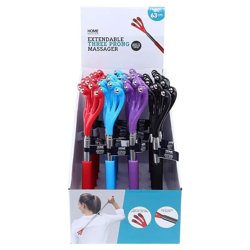 Telescopic Roller Massager Extends From 23cm-50cm - Green, Red, Blue, Black – image 4