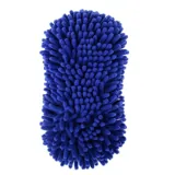 Microfibre Chenille Shaggy Sponge 22cm X 10cm X 3.5cm - Blue – image 1