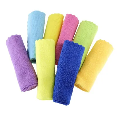 Microfibre Cloths Multi Colour 30cm X 30cm 8pk