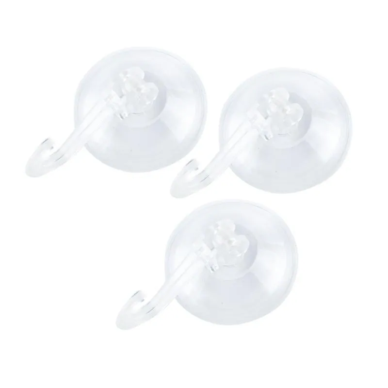 Hooks Suction Cups Clear 5.5cm 3pk (Holds Up To 1.8kg) – image 2