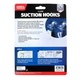 Hooks Suction Cups Clear 5.5cm 3pk (Holds Up To 1.8kg) – image 3