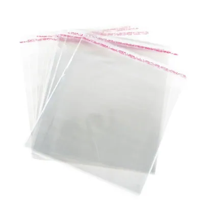 Premium Peel & Seal Cellophane Bags - 15cm X 15cm 50pk