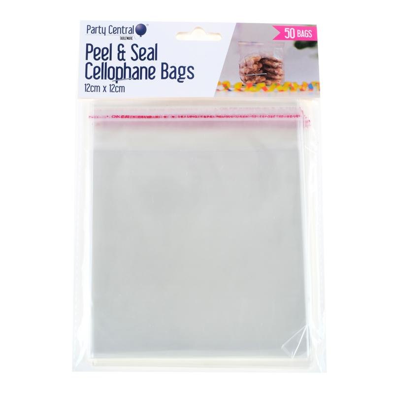 Peel & Seal Cellophane Bags 12 x 15cm (50 Pack) — photo 2 of 3