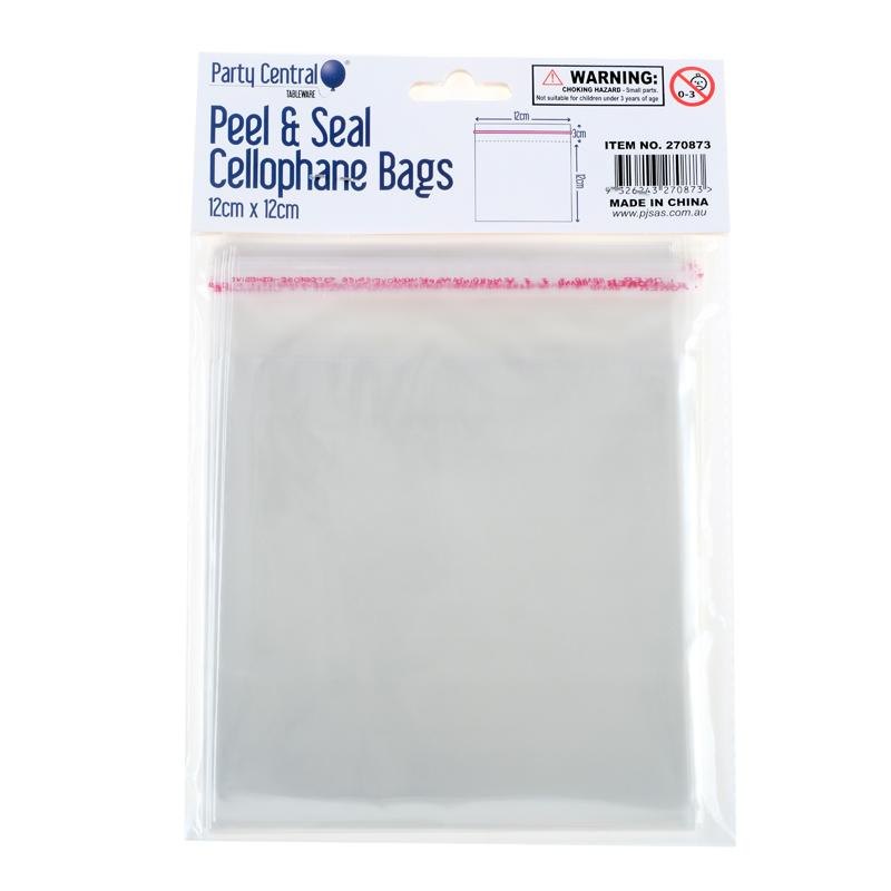 Peel & Seal Cellophane Bags 12 x 15cm (50 Pack) — photo 3 of 3