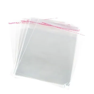 Peel & Seal Cellophane Bags 12 x 15cm (50 Pack)