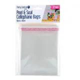 Premium Peel & Seal Cellophane Bags - 10cm X 10cm 72pk – image 4