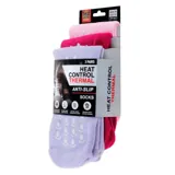 Socks Adults Heat Control Lounge Socks Paw Print Anti-Slip 3pk 3 Assorted Colours Per Pack – image 3