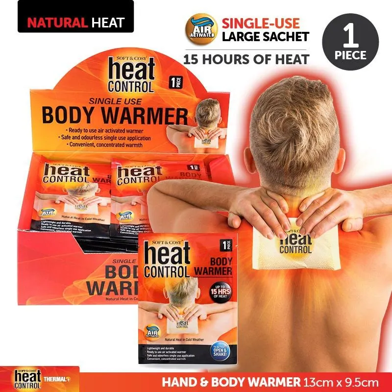 Hand & Body Warmer Single-Use 1pk Large 9.5cm X 13cm Up To 15hrs – image 4
