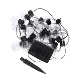 Christmas Solar Festoon Cool White Lights 2 Functions 20pk – image 1