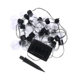 Christmas Solar Festoon Warm White Lights 2 Functions 20pk – image 1
