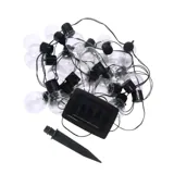 Christmas Solar Festoon Multi Coloured Lights 2 Functions 20pk – image 1