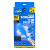 Tornado Spin Duster Includes 2 Dusting Heads & Extension Rod – image 4