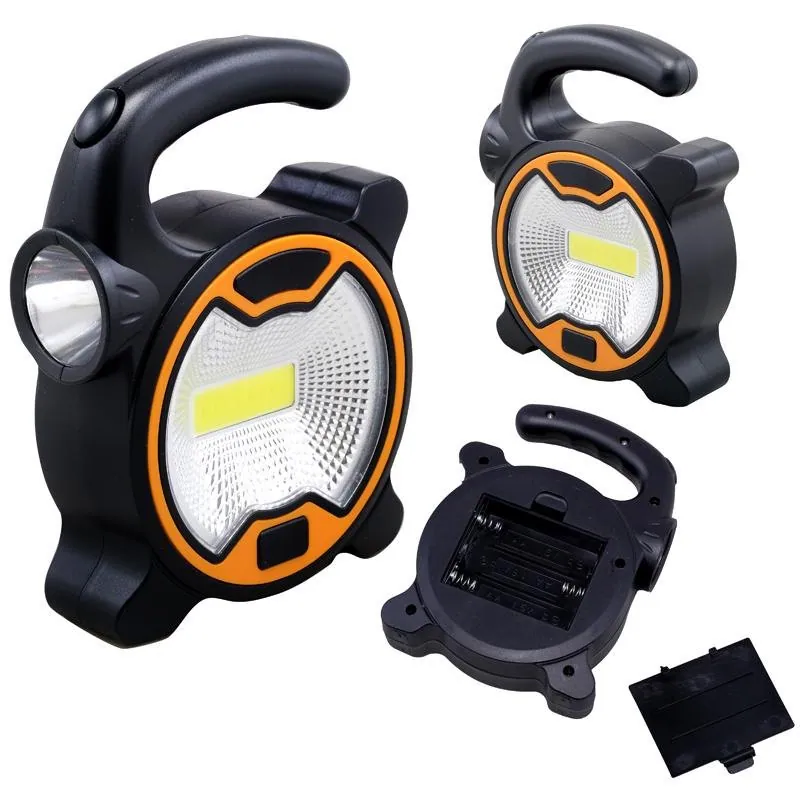 Illuminex Battery Operated 2-in-1 Cob & Flashlight Portable Work Light 240 Lumens 13cm X 10cm (Requires – image 2