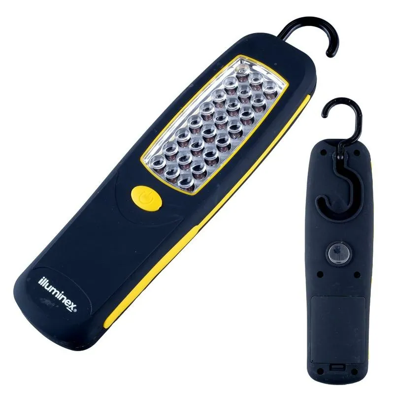 Illuminex Battery Operated Hanging Magnetic Utility Light 24 LED 360 Degree Swivel Hook 20.5cm X 5cm (Requires – image 2