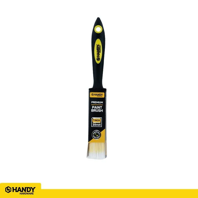 Paint Brush with Rubber Handle 25.4mm – image 4